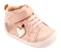 OLDSOLES Girl's 4097 Harper Pave Casual Shoes in powder pink gold glam gold 1 - kids' sneaker