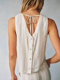 Bella Dahl - Button Back Top