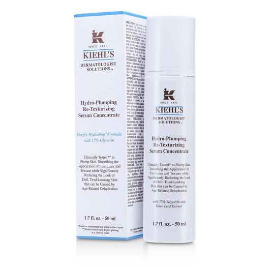 Kiehl'S - HYDRO-PLUMPING RE-TEXTURIZING HYDRATING SERUM CONCENTRATE 1.7OZ (50ML)