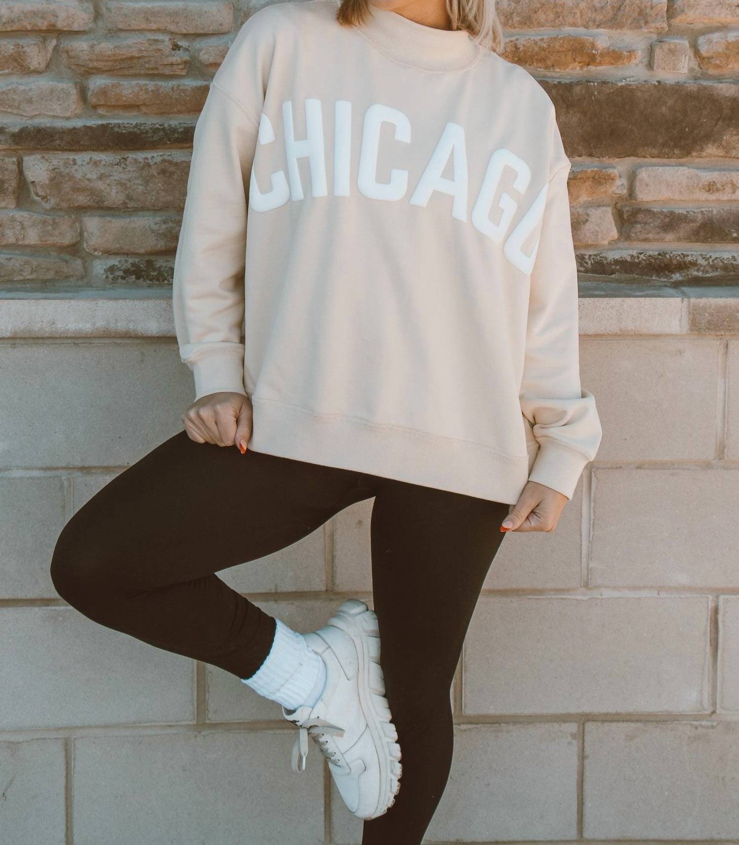 Better With Bubbli - Chicago High Mock Neck Sweater