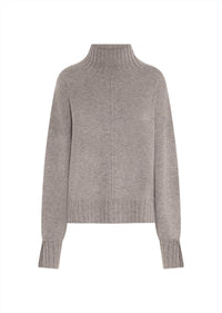 0039 Italy - Nima Mock Neck Wool Blend Sweater