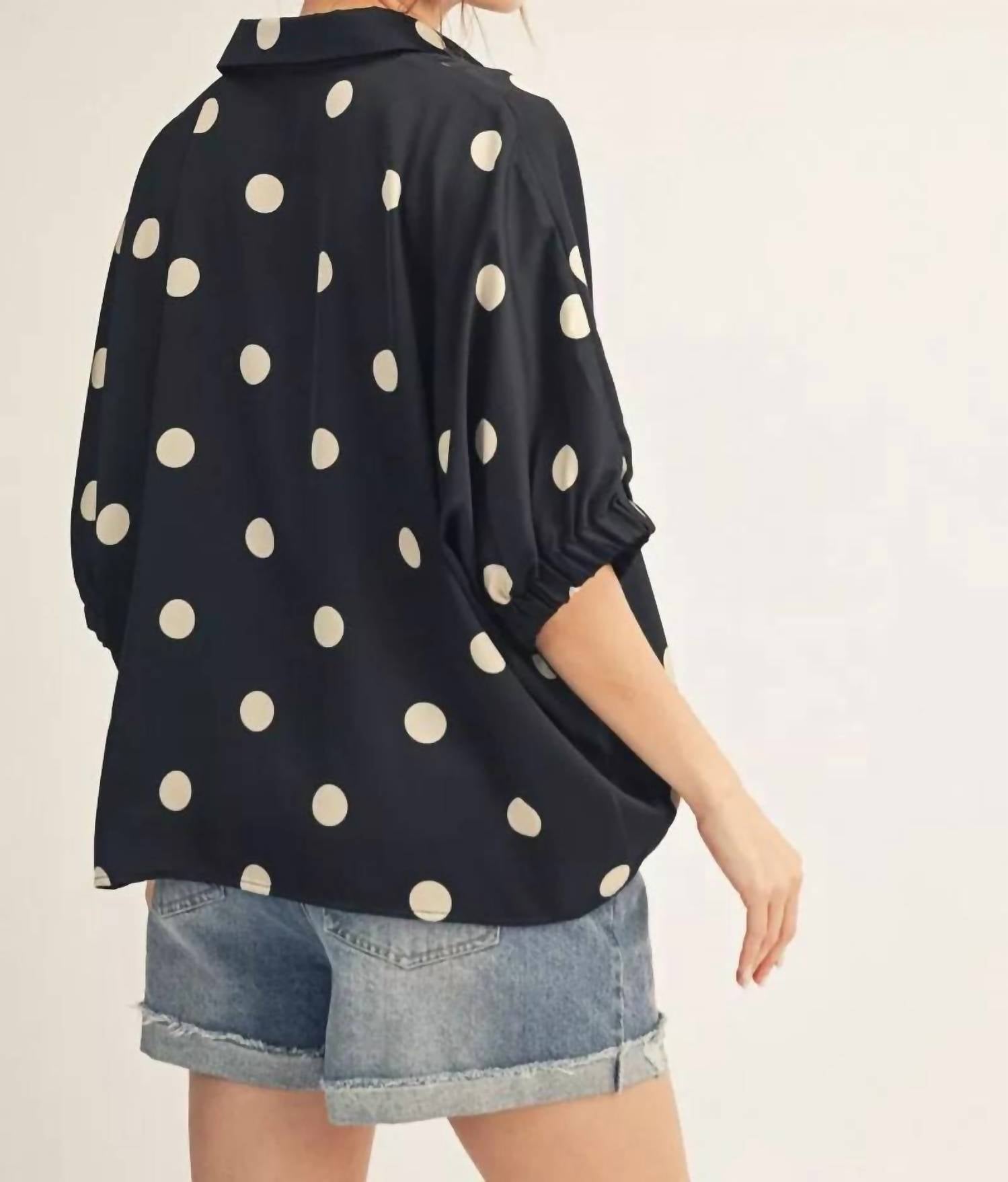 Jodifl - Polka Dot Top