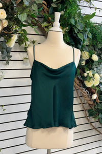 Karina Grimaldi Thea Top in emerald - women's shirt - alternate view