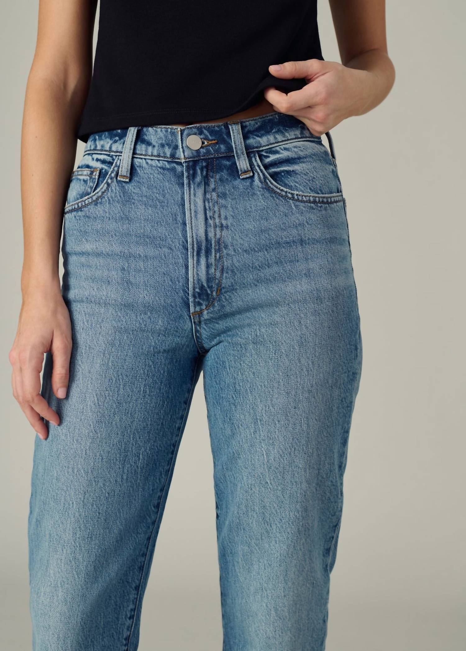Joe'S Jeans - The Margot Cuffed Straight Leg Jeans
