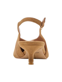 Dolce Vita Women's Alenna Sling Back Pumps in light brown suede - women's heels - view 4