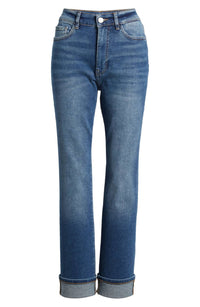 Warp + Weft - Ase High Waist Straight Leg Jean
