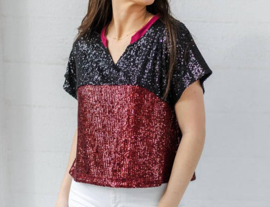 Mary Square - Diane Sequin Top