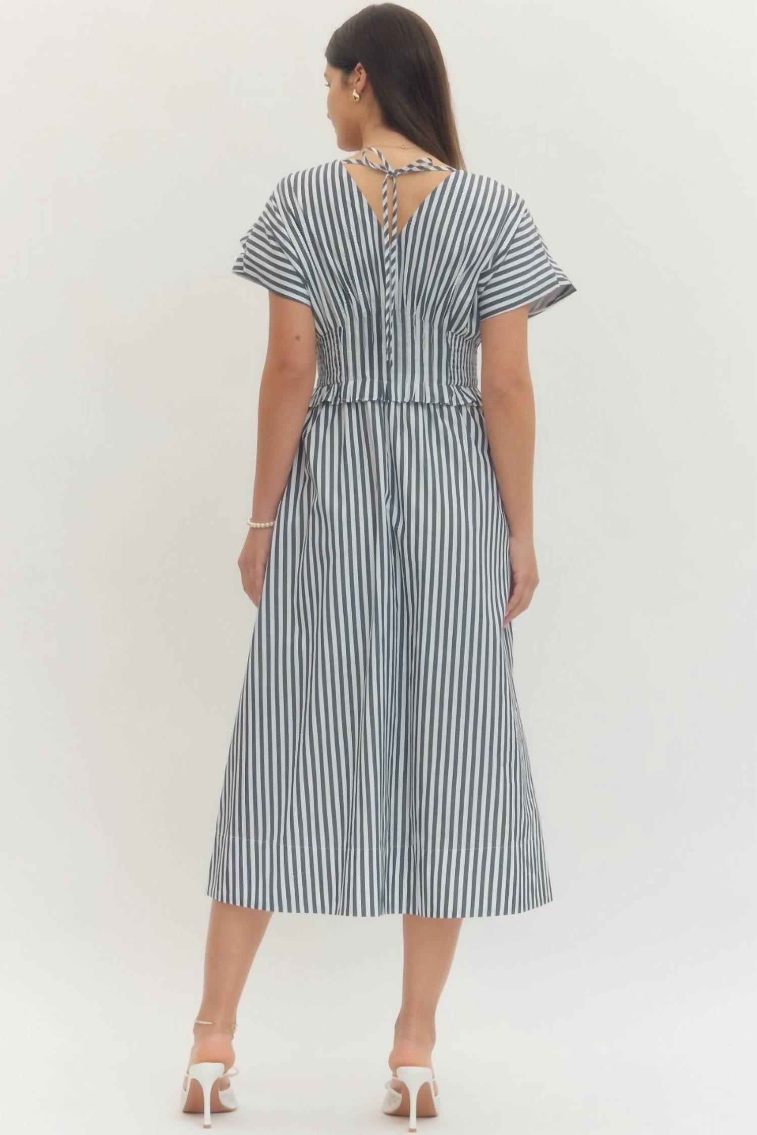 entro Love Link Dress in blue - women's dress - view 6
