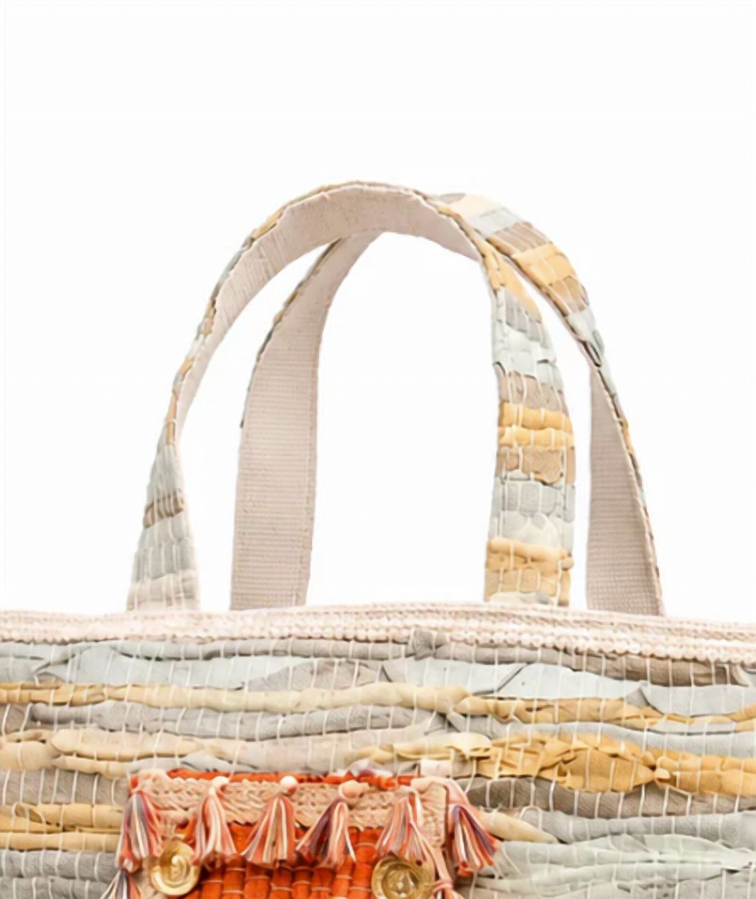 Elektra'S Workshop - Women's Handmade Tassel Tote Bag