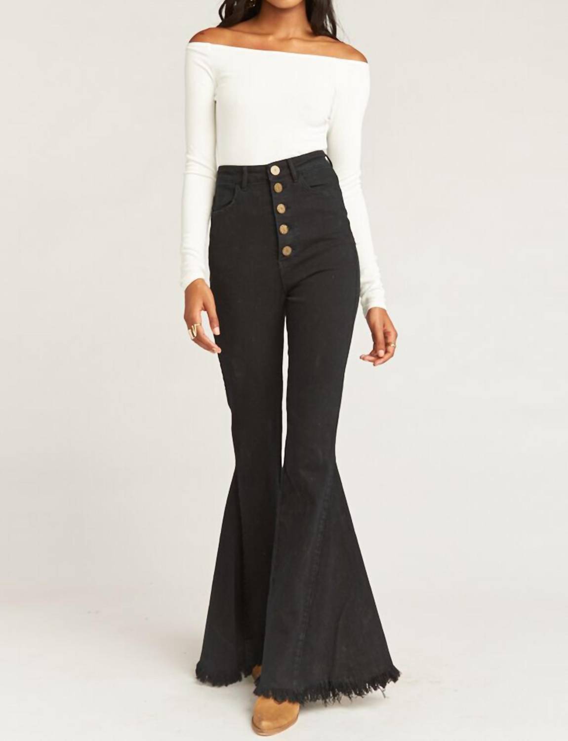 Show Me Your Mumu - Berkeley Button Up Bells Pants