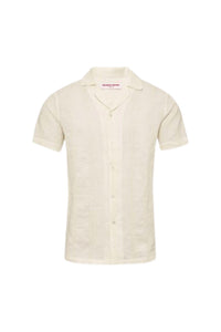 Orlebar Brown - Hibbert Linen Woven Stripe Shirt