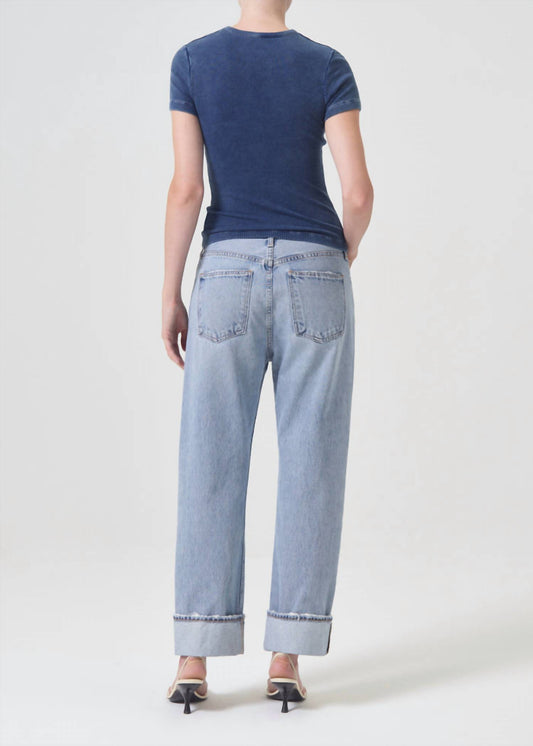 Agolde - Fran Low Slung Straight Jean