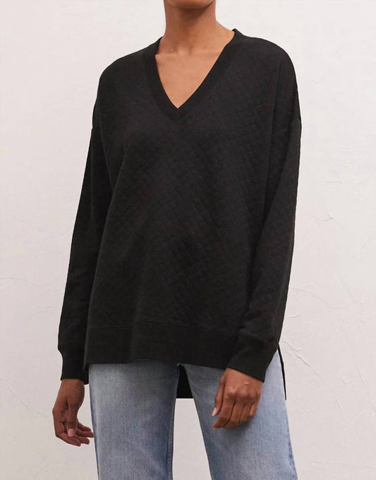 Z Supply - QUILTED MODERN V-NECK WEEKENDER TOP