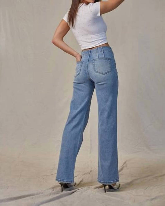 Mica Denim - Women's High Rise Wide Leg Jeans