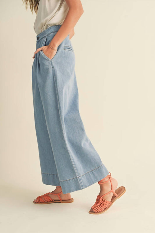 Miou Muse - Wide Leg Crop Jeans