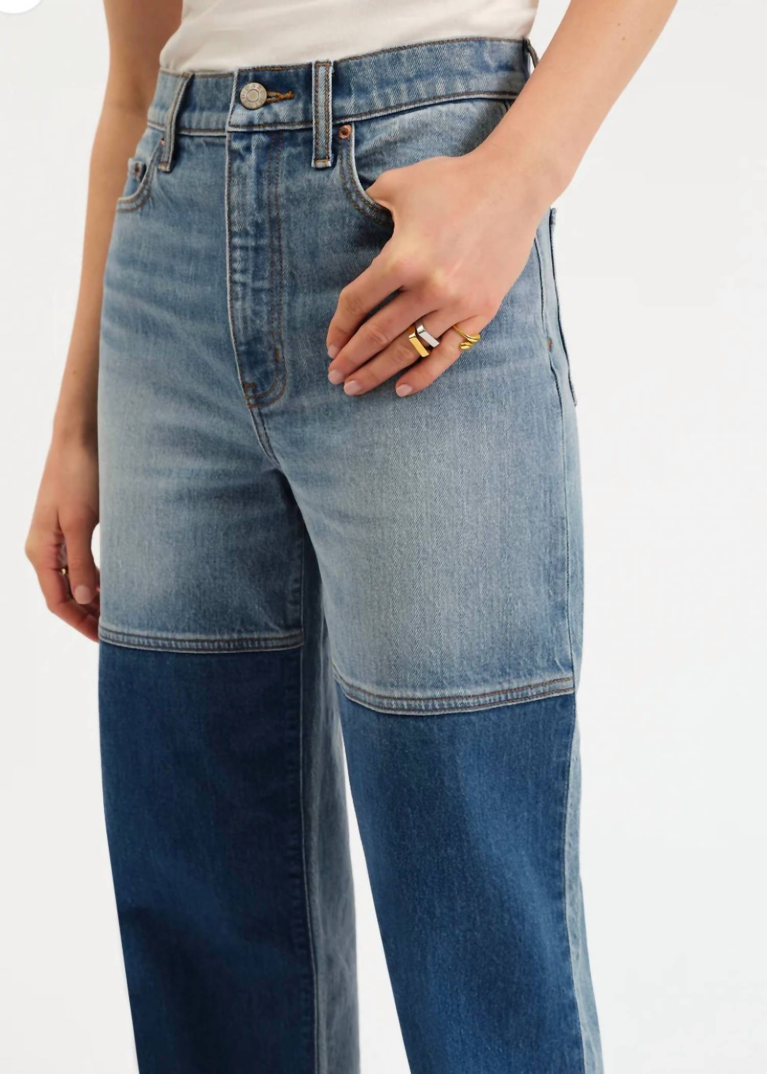 Daze - City Straight High Rise Straight Leg Jeans