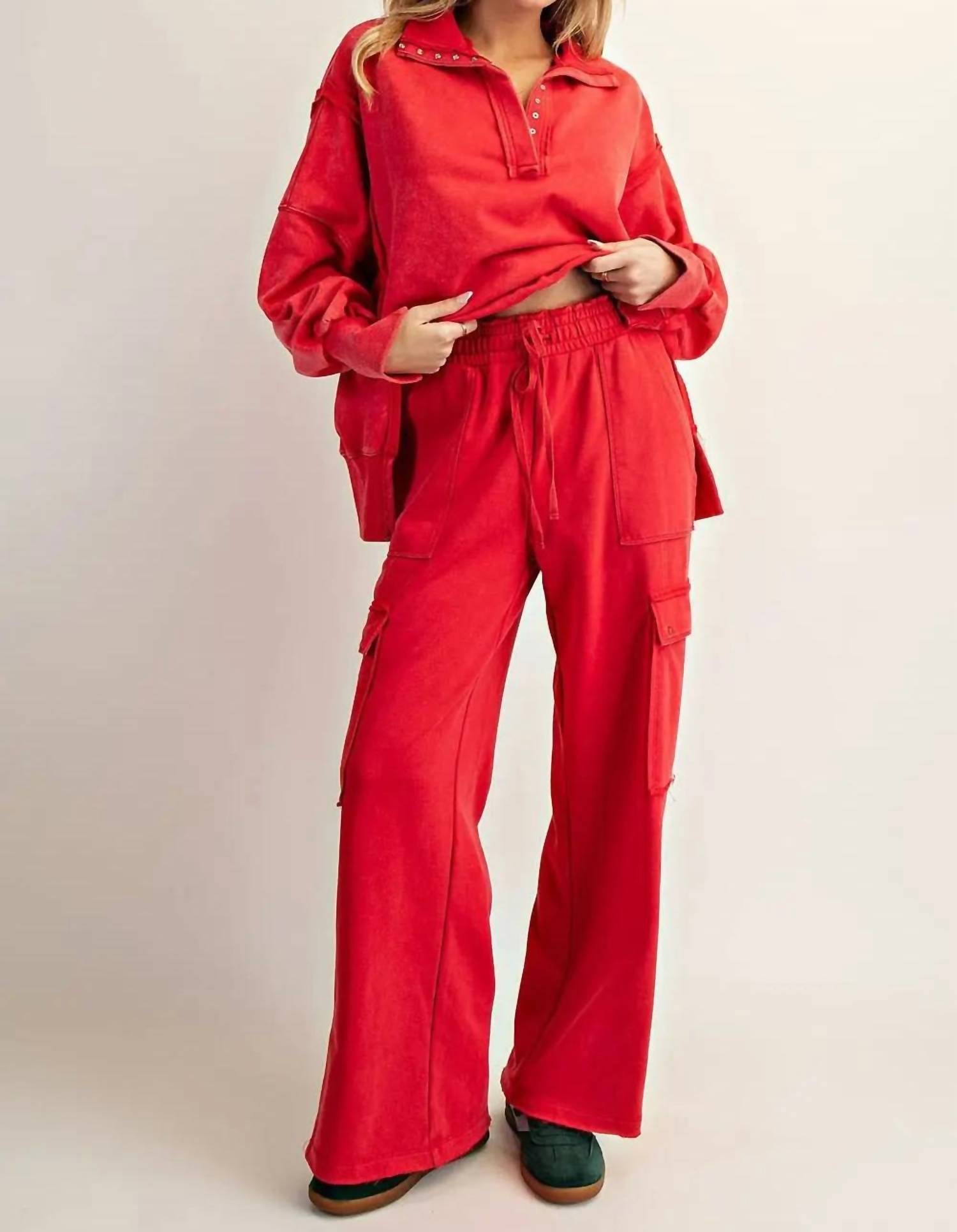 Ee:Some - Lucy Washed Cargo Sweatpants