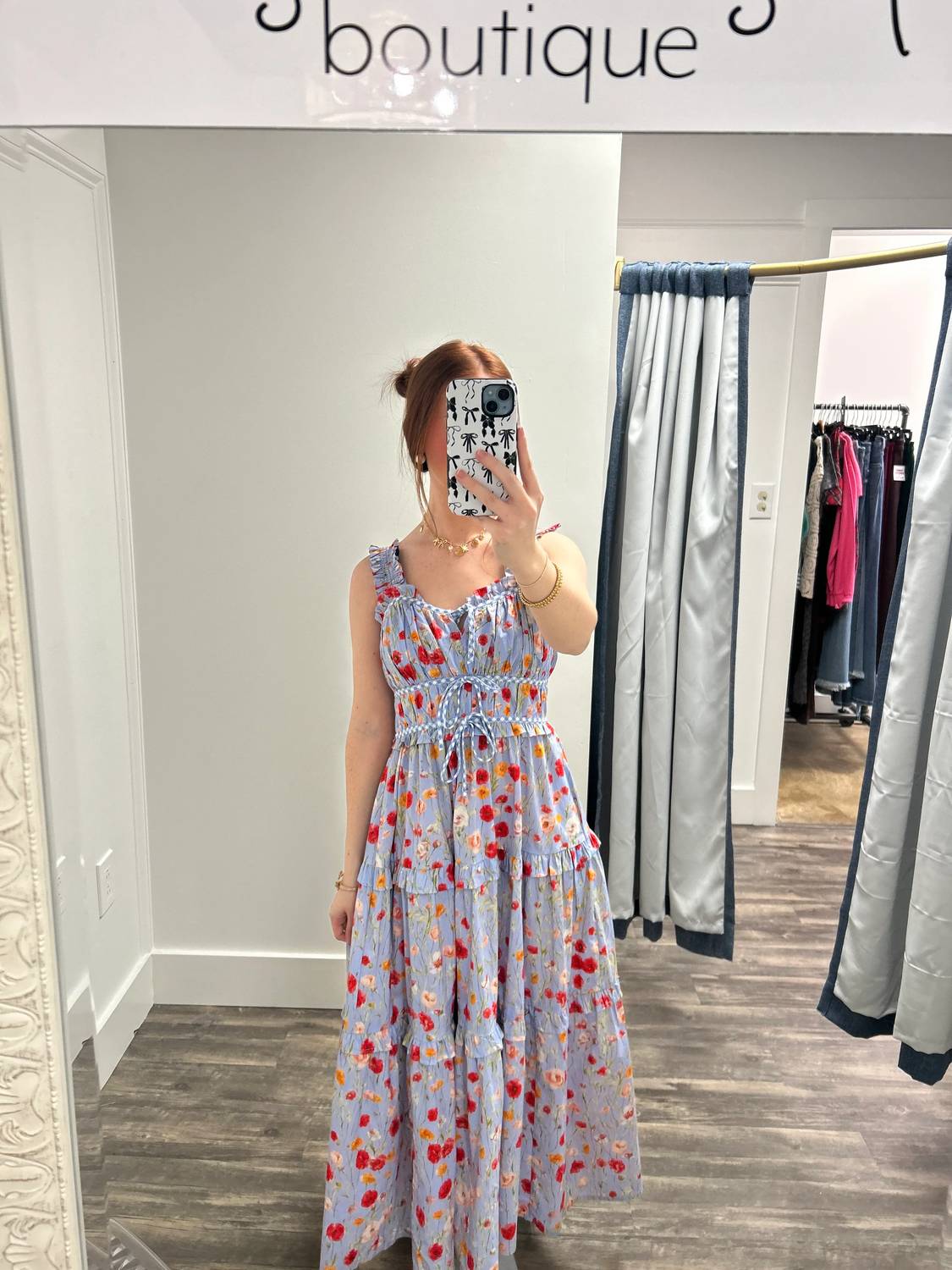 Entro - Pick A Flower Midi Dress