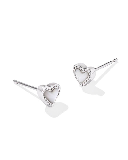 Kendra Scott - Women's Mini Ari Heart Stud Earrings