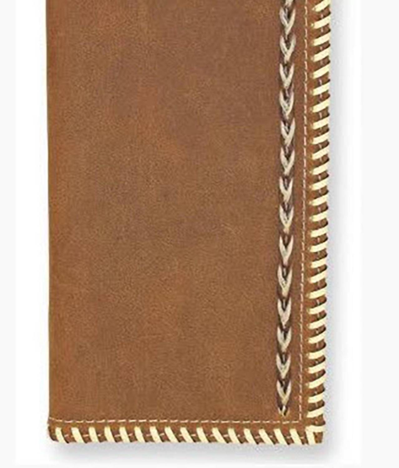 Justin - Men's Leather Whipped Stitch Rodeo Wallet