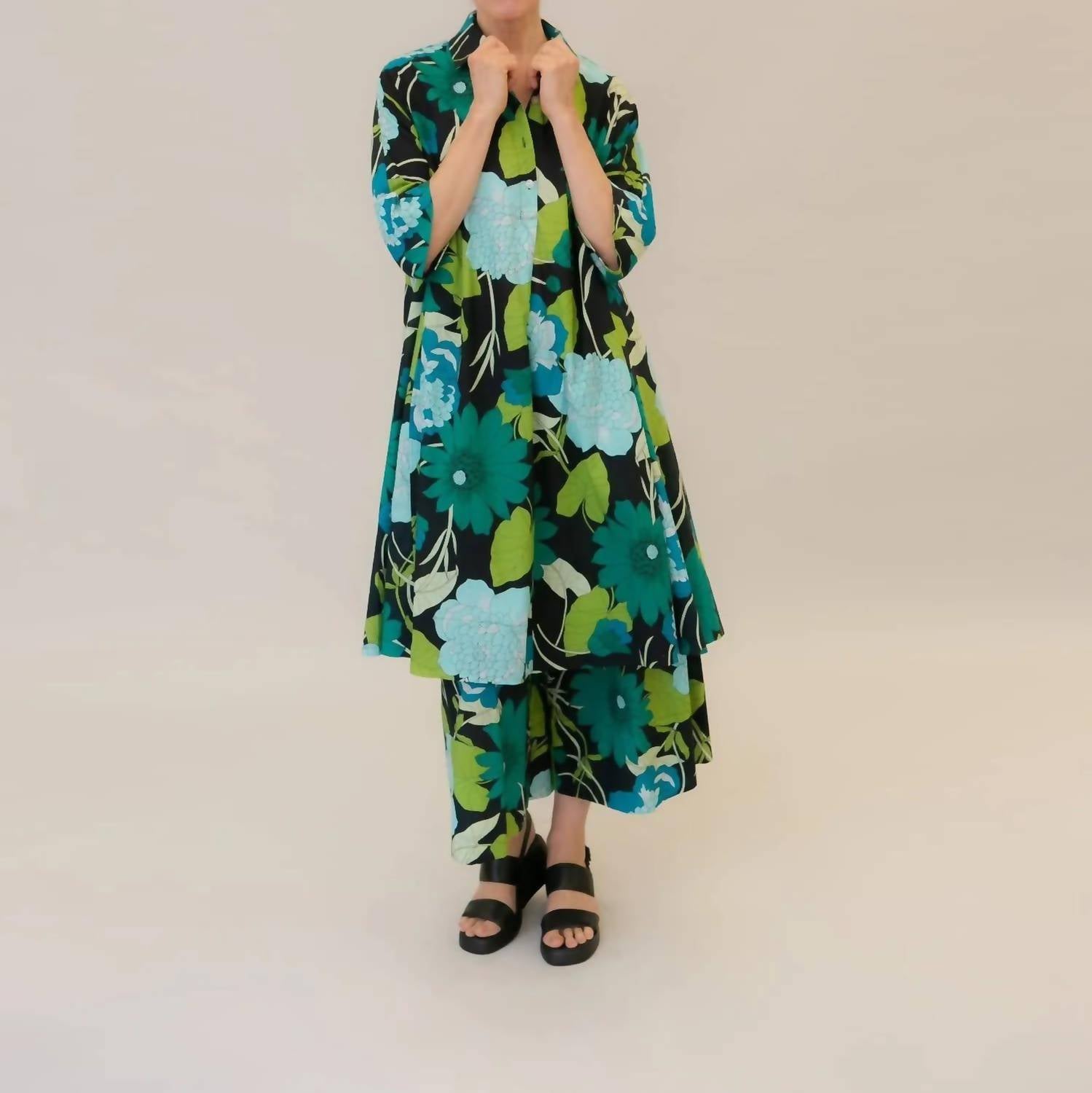 ALEMBIKA Cara Wide-leg Pants in floral - women's pants - view 5