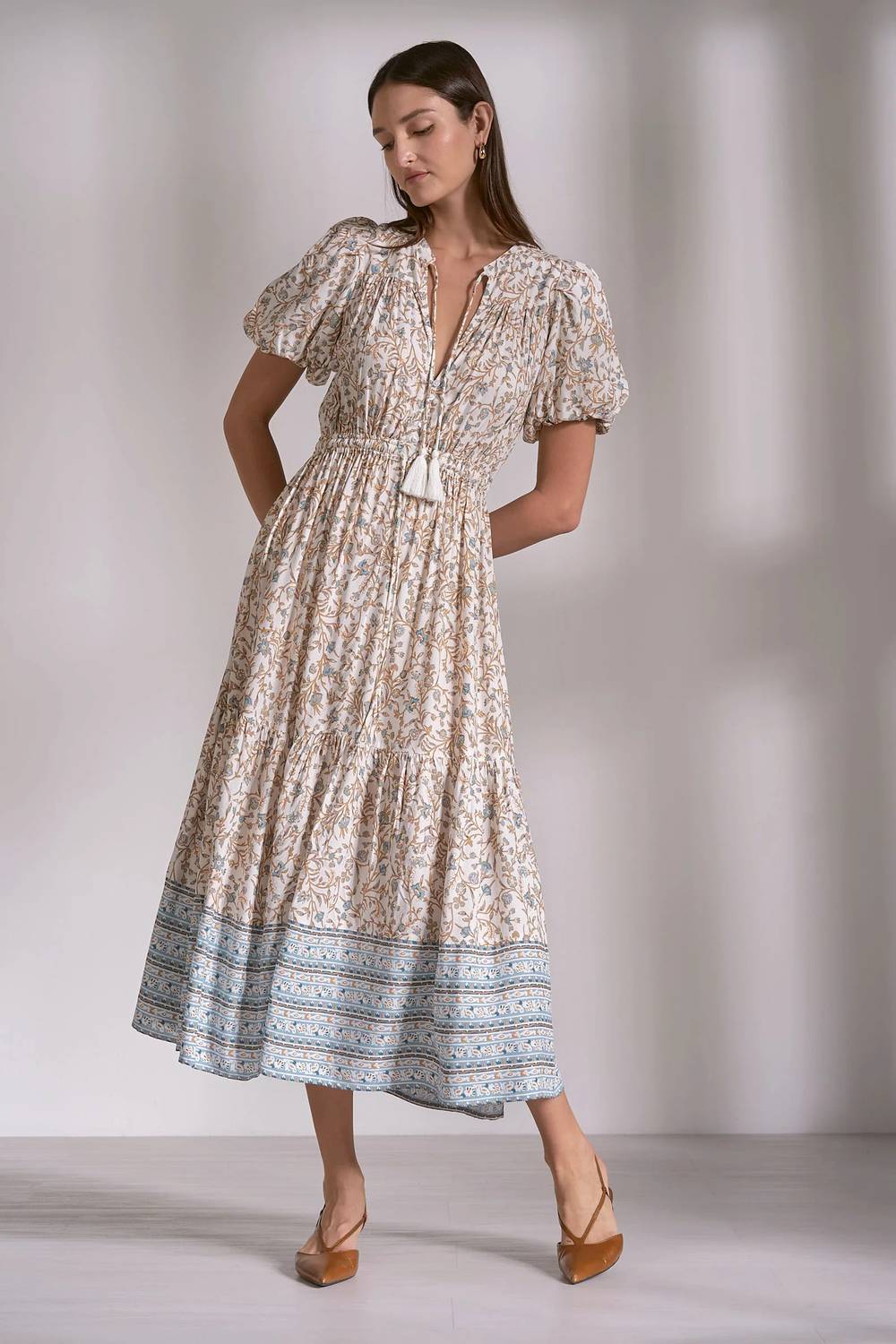 Elan - Lovely Subtle Maxi Dress