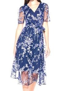 Kensie - Embroidery Mesh Midi Dress