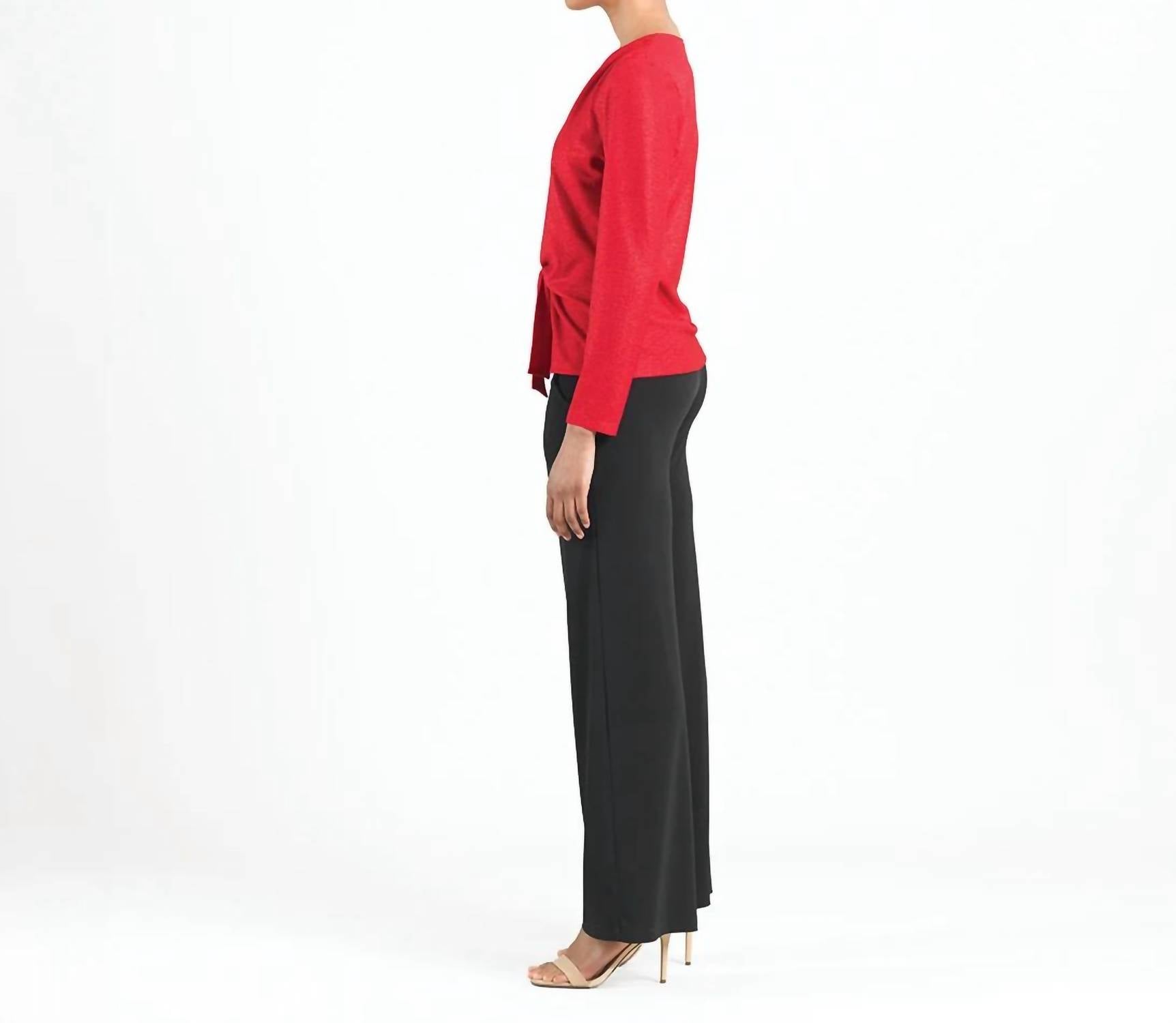 Clara Sun Woo - V-neck Long Sleeve Top