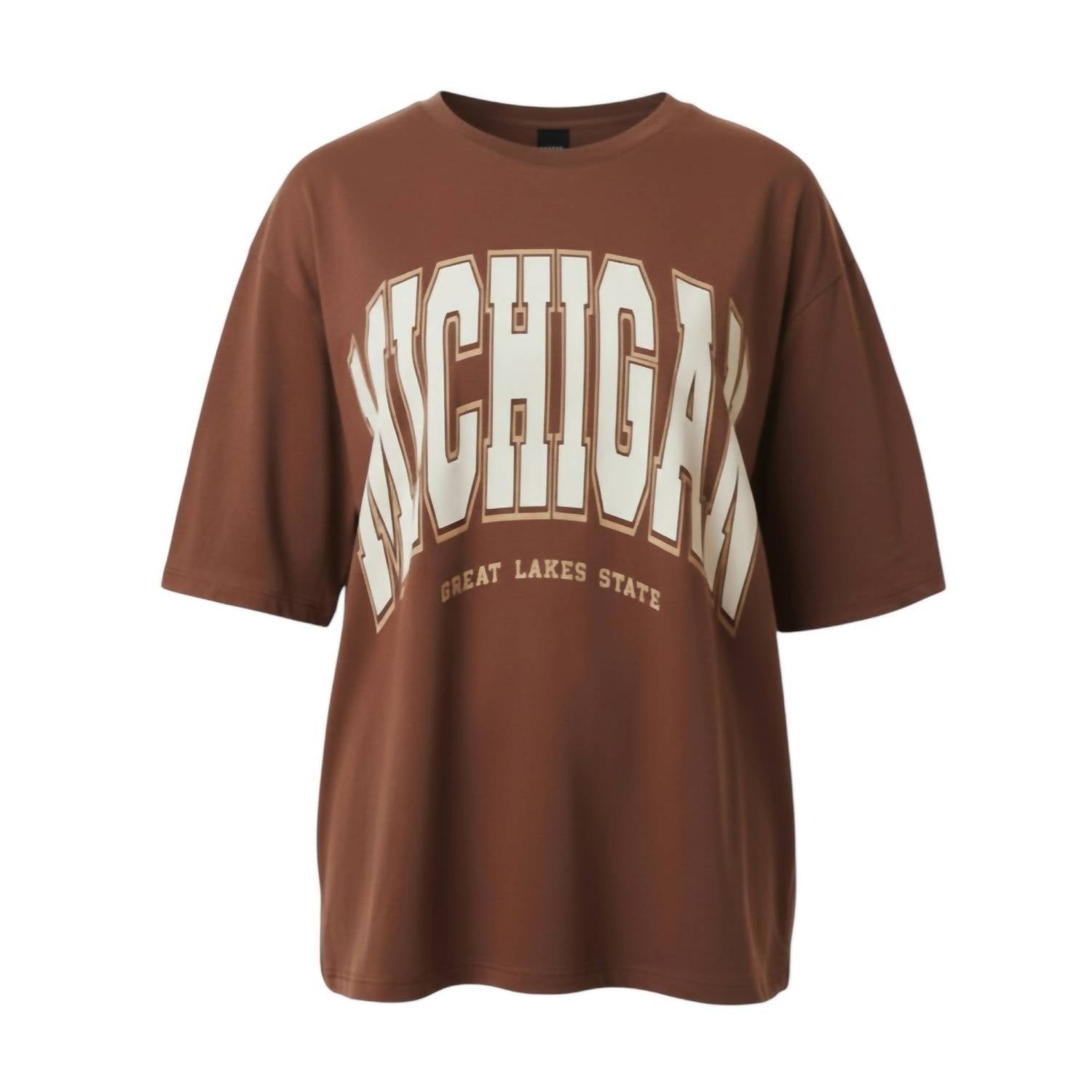 Ambar - Michigan Printed Short Sleeve T-shirt
