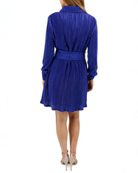 Grace And Lace - Eve Belted Plisse Dress