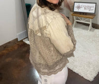 Young Threads - Bohemian Crochet Lace Jacket