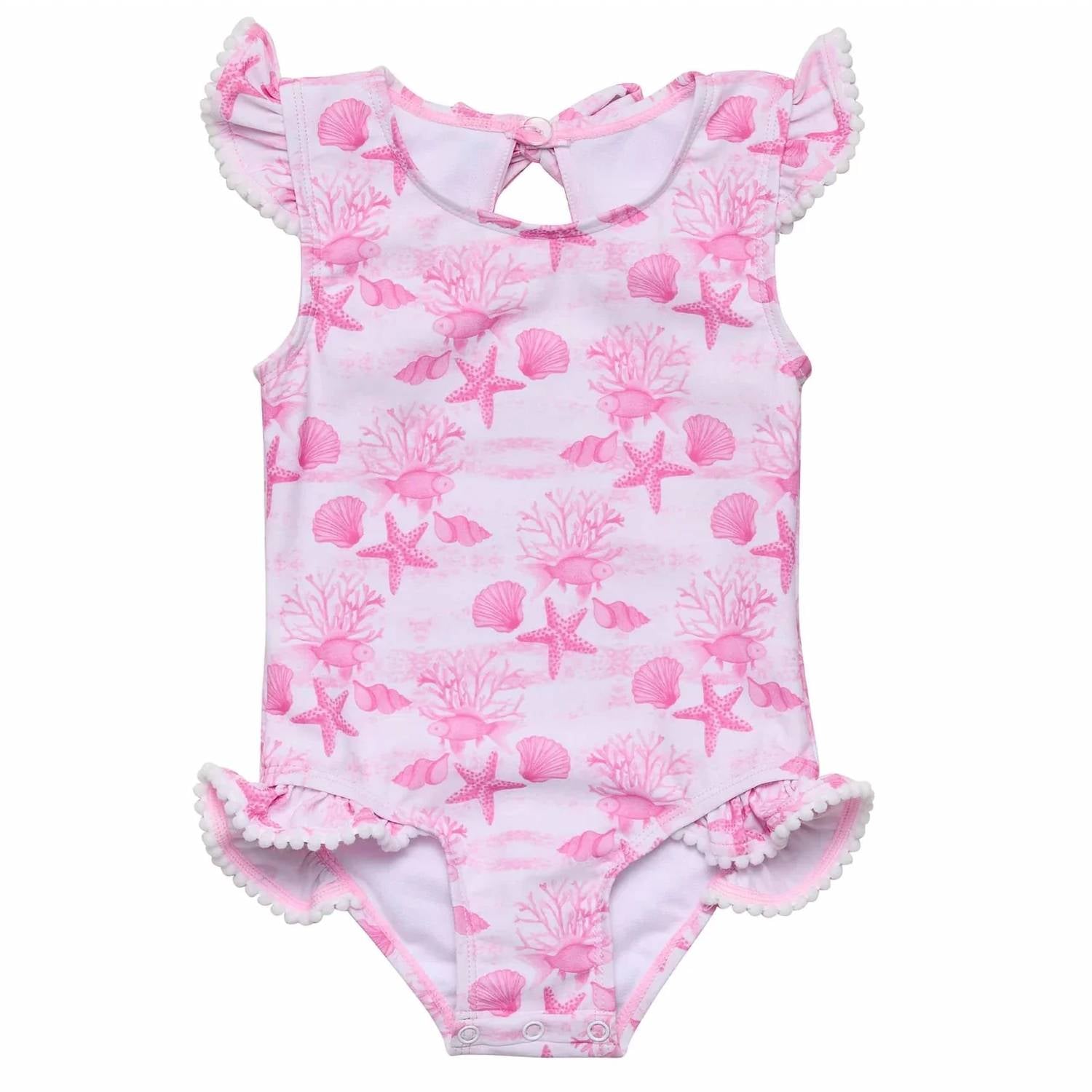 Snapper Rock - Girl's Lagoon Frill Swimsuit