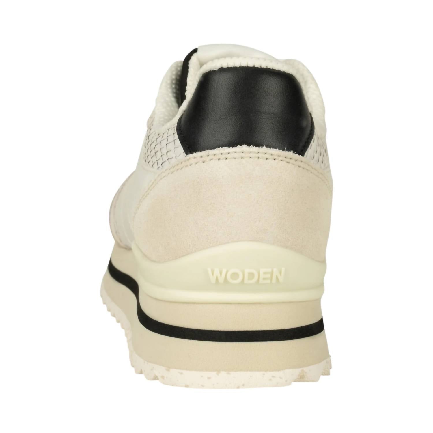 Woden Women's Ronja Plateau Shoes in whisper white - women's sneaker - alternate view