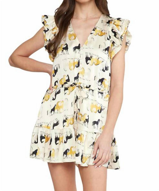 Entro - Horse Print Romper