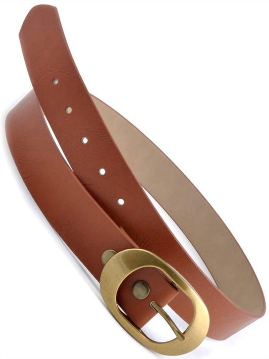 Anzell - Women's Sheila Trendy Oval Buckle Belt