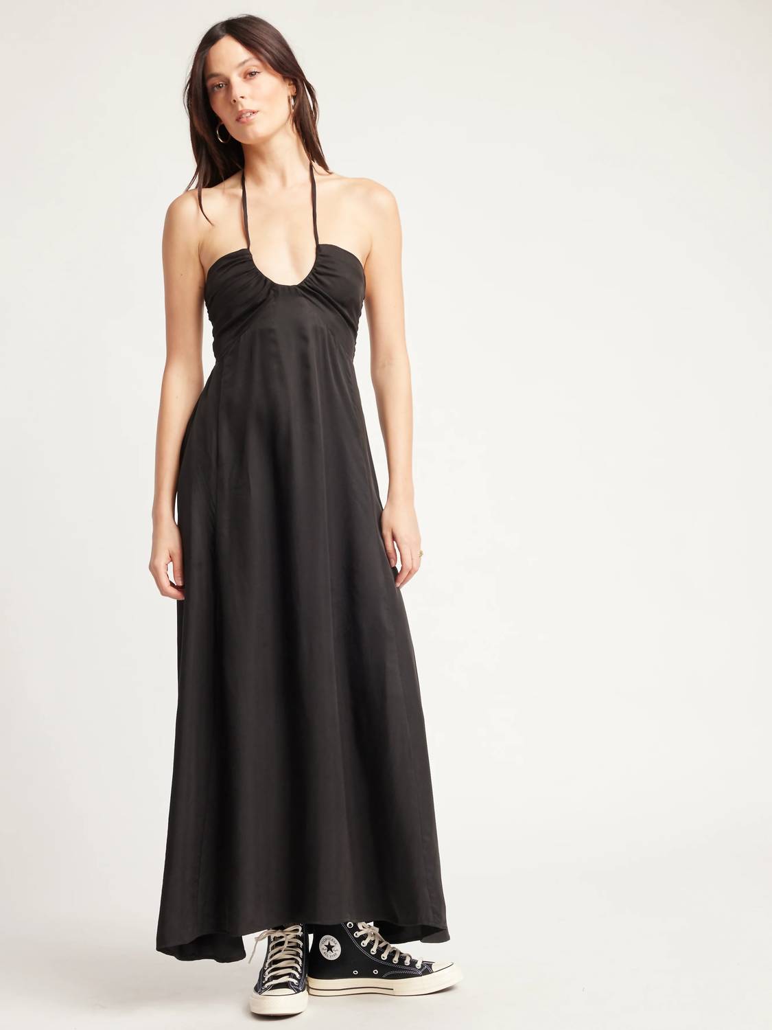 Self Contrast - Katya U Ring Halter Dress