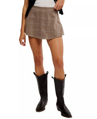 Free People Paradise Found Skort in chocolate - women's shorts