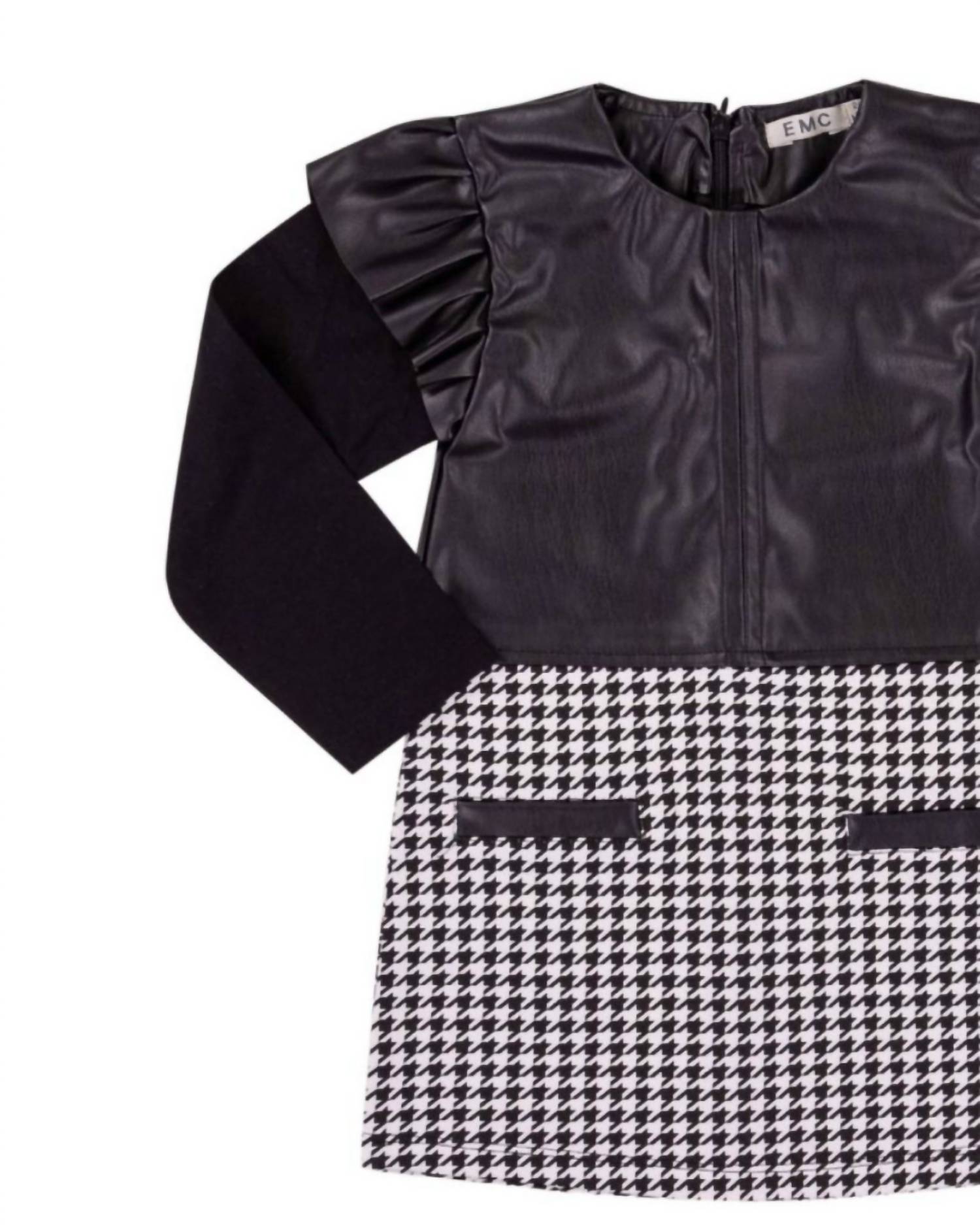 Emc - Girls' Long Sleeve Leather Dress