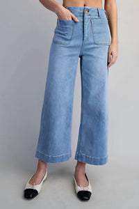 Ee:Some - Straight Leg Denim Pants