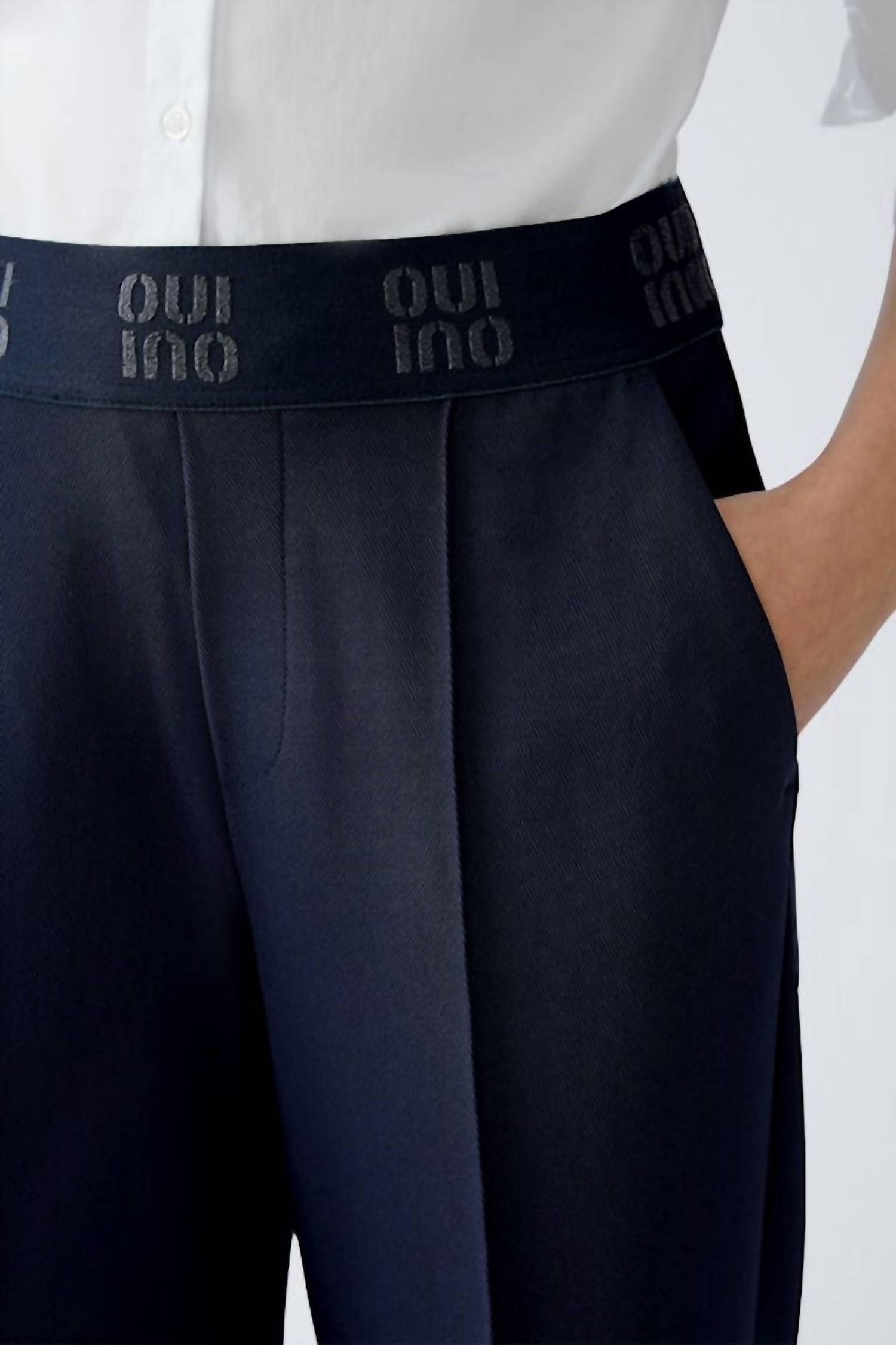 Oui - Banded Pant