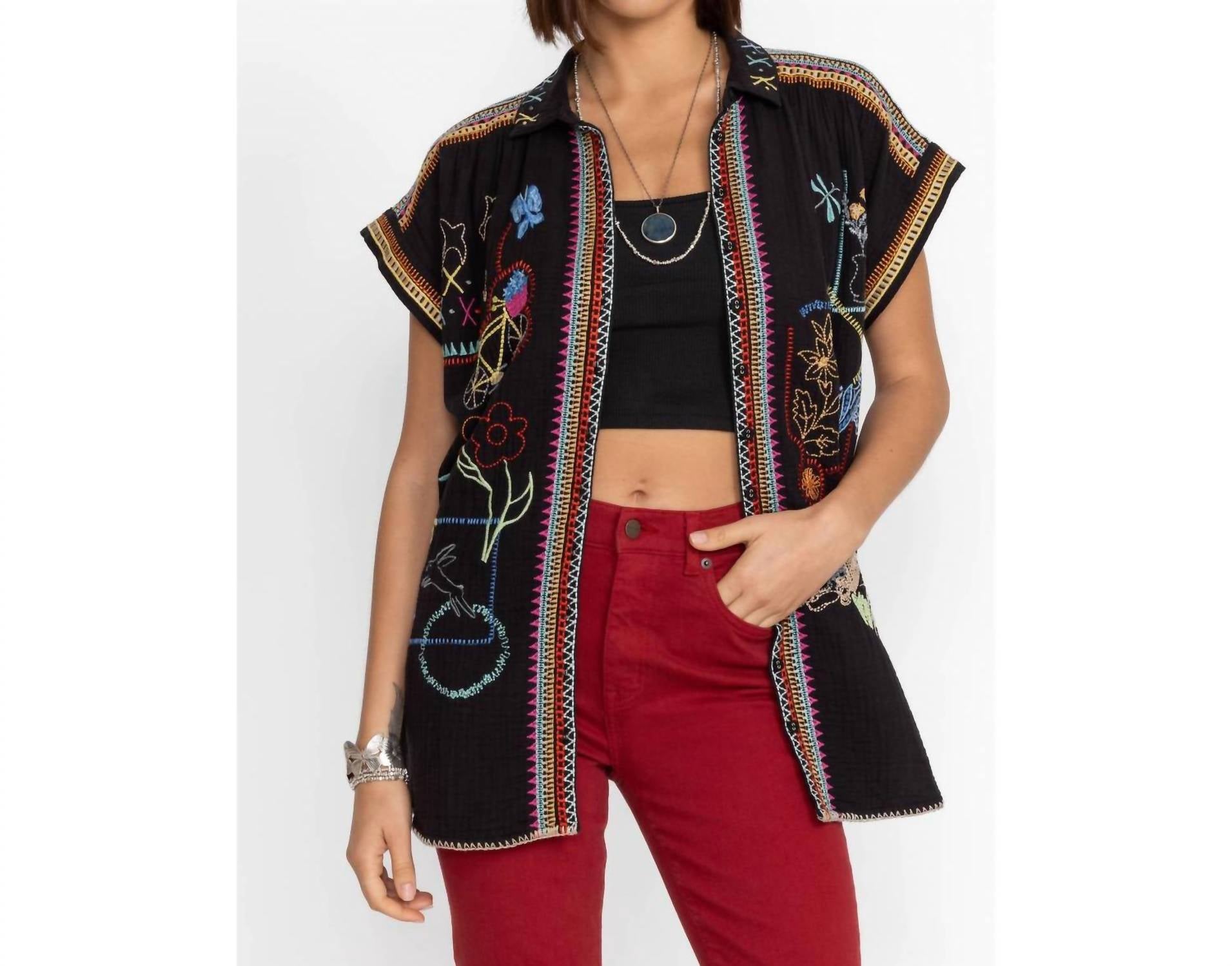 Johnny Was - Dionne Button Down Blouse