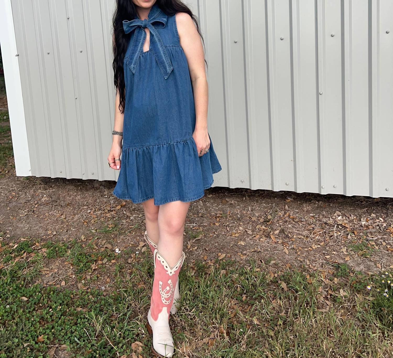 Rosa Clothing - The Caroline Bow Dress