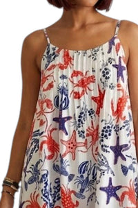 Thml - Thin Strap Patterned Summer Dress