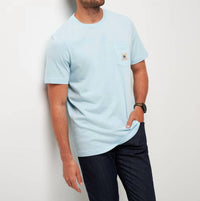 TravisMathew Euro Trip Short Sleeve Tee in cory blue - men's t-shirt - view 4