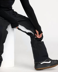 VOLCOM Roan Bib Overall Snowboard Pants in black - men's pants - view 4