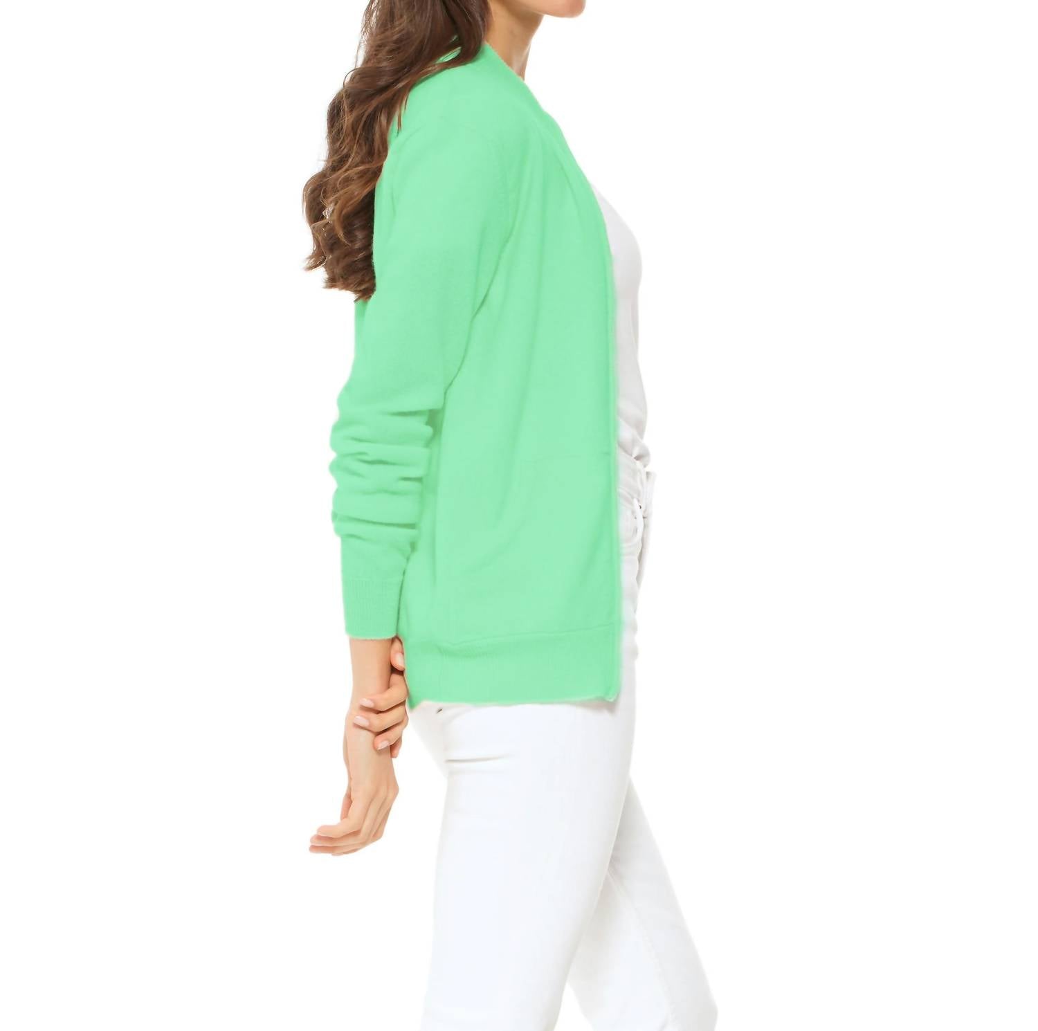 Monticelli Cashmere - Women's Pure Cashmere Zip Cardigan