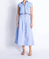 Karina Grimaldi - Eden Button Down Skirt