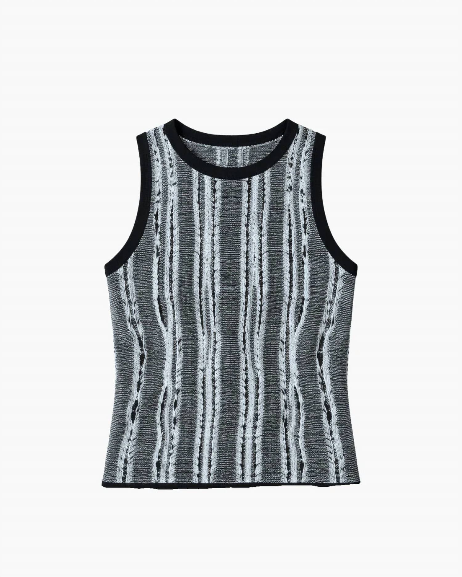 White + Warren - Linen Blend Textured Top