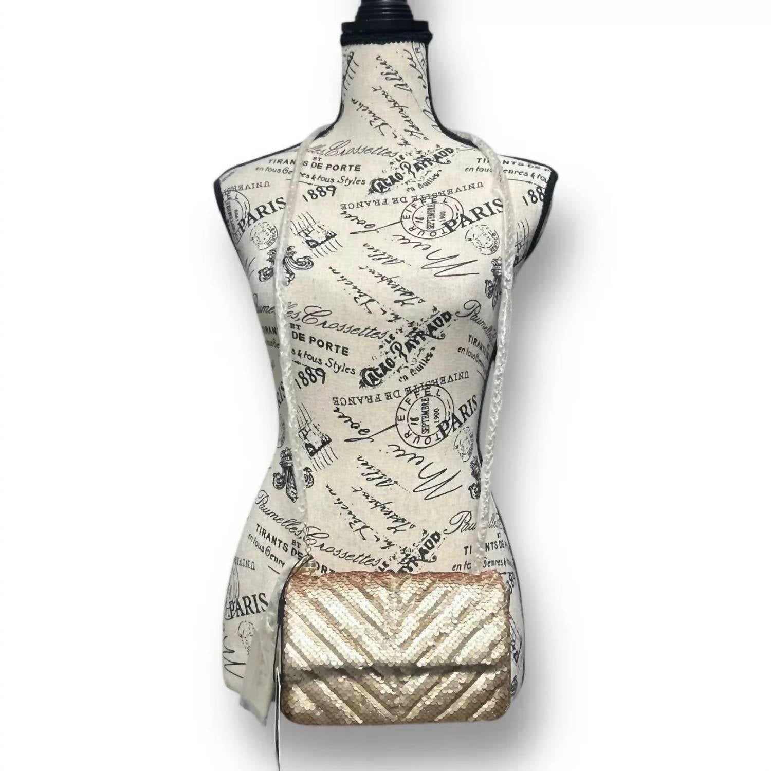Nicole Miller - Women's Glitter Mitchell Crossbody Bag