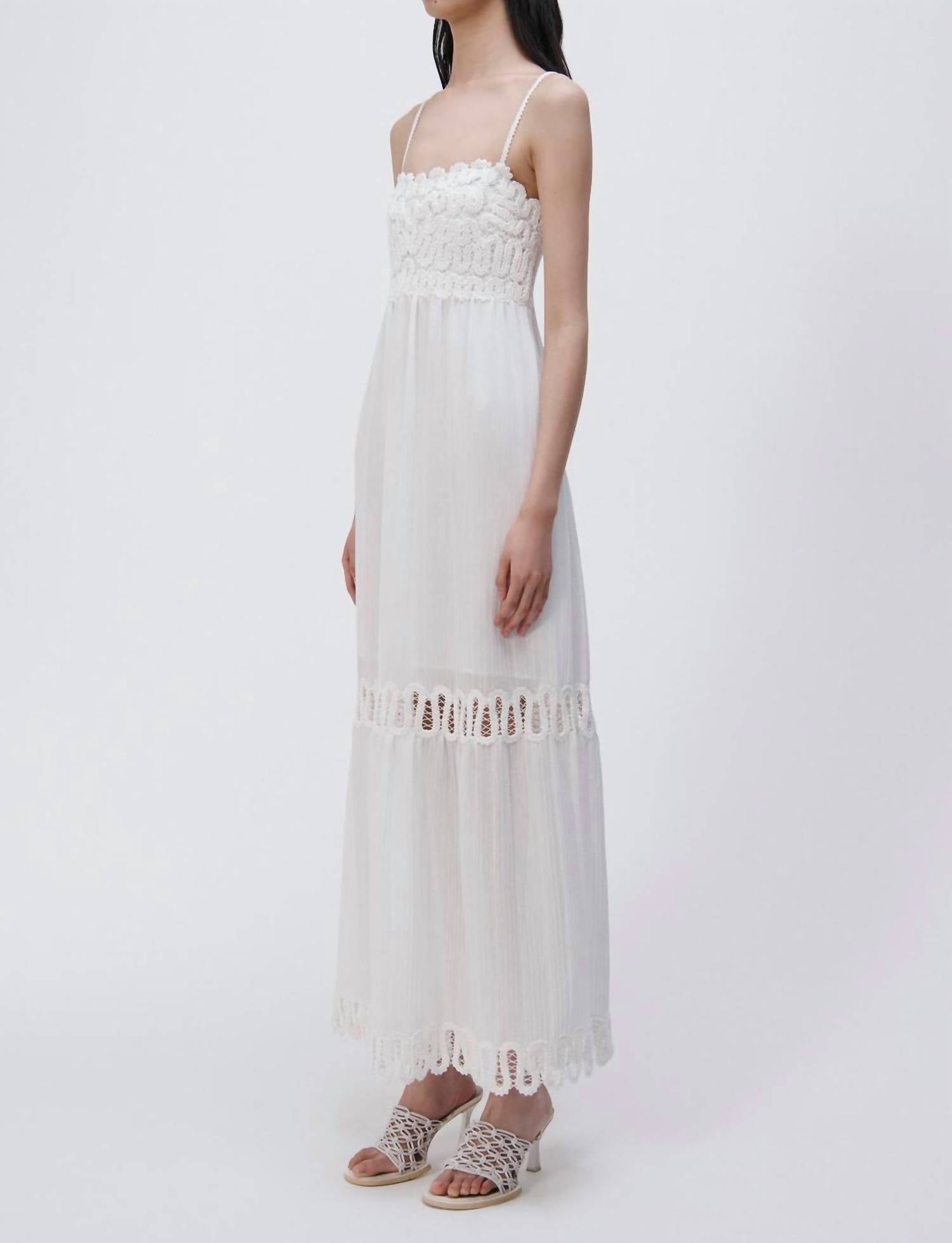 SALANA CROCHET MAXI DRESS